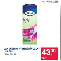Makro Dámské inkontinenční vložky nabídka