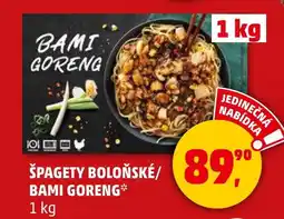 Penny Market Špagety boloňské/ bami goreng nabídka