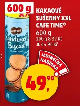 Penny Market Kakaové sušenky xxl cafe time nabídka