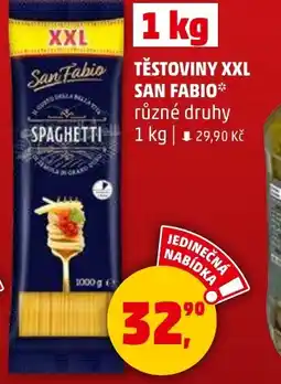 Penny Market Těstoviny xxl san fabio nabídka