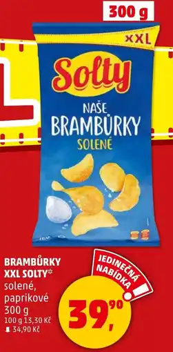 Penny Market Brambůrky xxl solty nabídka