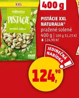 Penny Market Pistácie xxl naturalia pražené solené nabídka