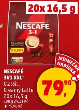 Penny Market Nescafé 3v1 xxl nabídka