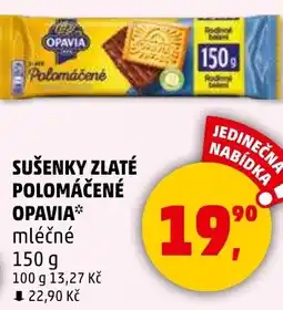 Penny Market Sušenky zlaté polomáčené opavia méčné nabídka