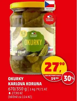 Penny Market Okurky karlova koruna nabídka