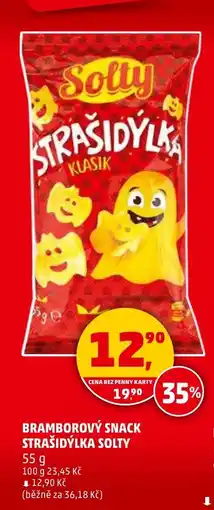 Penny Market Bramborový snack strašidýlka Solty nabídka