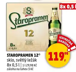 Penny Market Staropramen 12 nabídka