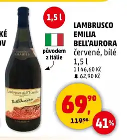 Penny Market Lambrusco Emilia bell'aurora nabídka