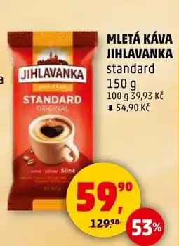 Penny Market JIHLAVANKA Mletá káva nabídka