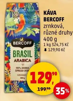 Penny Market BERCOFF Káva nabídka