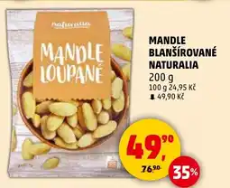 Penny Market Mandle blanšírované Naturalia nabídka