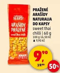 Penny Market Pražené arašídy Naturalia do kapsy nabídka