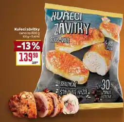 Billa Kuřecí závitky cena za 800 g nabídka