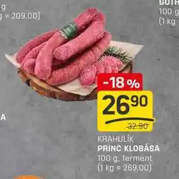 Flop PRINC KLOBÁSA 100 g nabídka