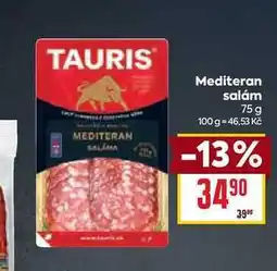 Billa Mediteran salám 75 g nabídka