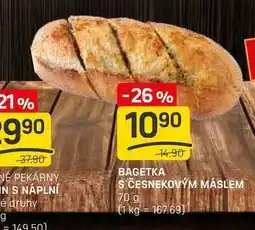 Flop BAGETKA S ČESNEKOVÝM MÁSLEM 70 g nabídka