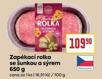 Billa Zapékací rolka se šunkou a sýrem 650 g nabídka
