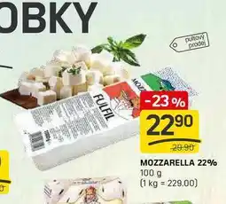 Flop MOZZARELLA 22% 100 g nabídka