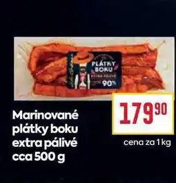 Billa Marinované plátky boku extra pálivé cca 500 g nabídka