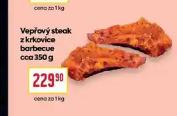 Billa Vepřový steak z krkovice barbecue cca 350 g nabídka