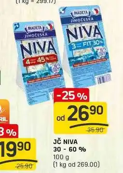 Flop JČ NIVA 30 - 60% 100 g nabídka