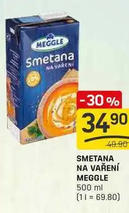 Flop SMETANA NA VAŘENÍ MEGGLE 500 ml nabídka