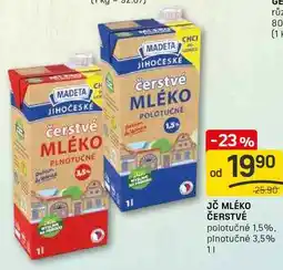 Flop JČ MLÉKO ČERSTVÉ polotučné 1,5% 1l nabídka