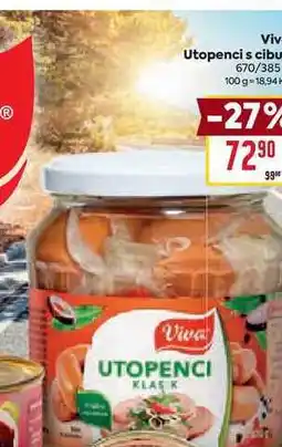 Billa Viva Utopenci s cibulí 670/385g nabídka