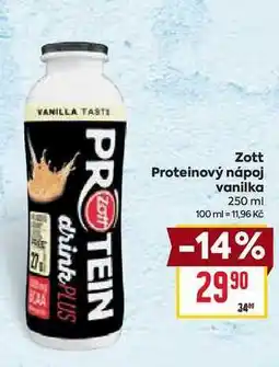 Billa Zott Proteinový nápoj vanilka 250 ml nabídka