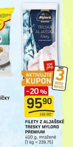Flop FILETY Z ALJAŠSKÉ TRESKY MYLORD PREMIUM 400 g nabídka
