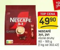 Flop NESCAFÉ 3V1, 2V1 různé druhy 80-165 g nabídka
