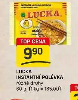 Flop LUCKA INSTANTNÍ POLÉVKA různé druhy 60 g nabídka