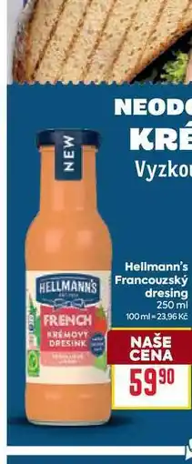 Billa Hellmann's Francouzský dresing 250 ml nabídka