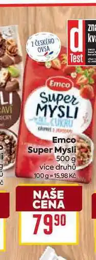 Billa Emco Super Mysli 500 g nabídka