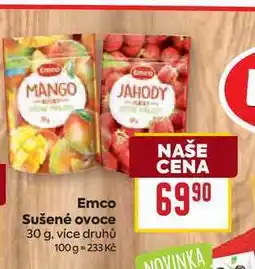 Billa Emco Sušené ovoce 30 g nabídka