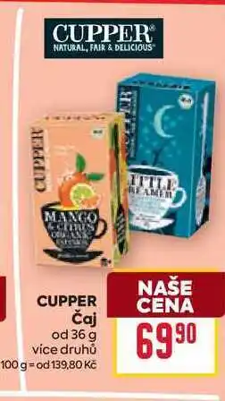 Billa CUPPER Čaj od 36g nabídka
