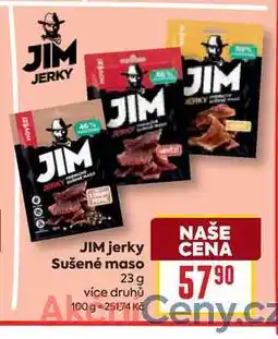 Billa JIM Jerky Sušené maso 23g nabídka