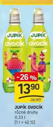 Flop JUPÍK OVOCĺK různé druhy 0,33l nabídka