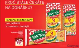 Billa Panzani Semolinové těstoviny express 500 g nabídka
