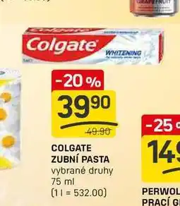 Flop COLGATE ZUBNÍ PASTA vybrané druhy 75 ml nabídka