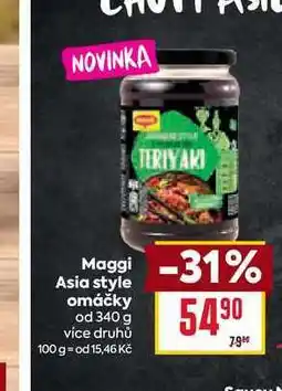Billa Maggi Asia style omáčky od 340 g nabídka