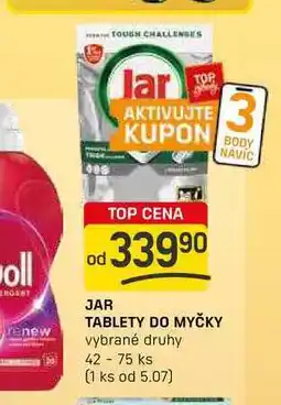 Flop JAR TABLETY DO MYČKY vybrané druhy 42 - 75 ks nabídka