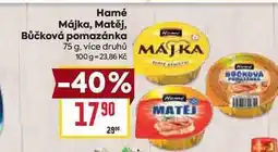 Billa Hamé Májka, Matěj, Bůčková pomazánka 75 g nabídka