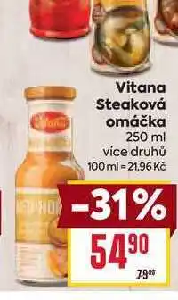Billa Vitana Steaková omáčka 250 ml nabídka