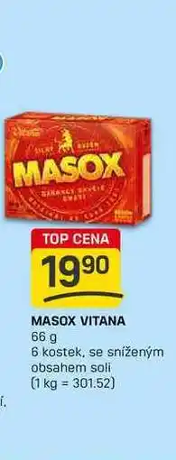 Flop MASOX VITANA 66 g 6 kostek, se sníženým obsahem soli nabídka