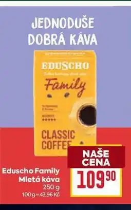 Billa Eduscho Family Mletá káva 250 g nabídka