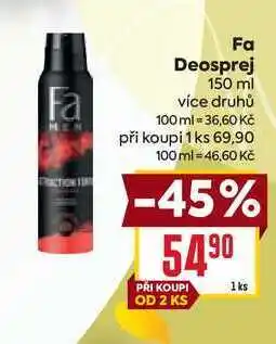 Billa Fa Deosprej 150 ml nabídka
