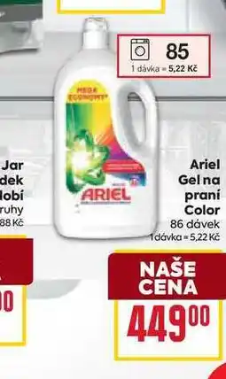 Billa Ariel Gel na praní Color 86 dávek nabídka