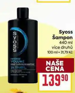 Billa Syoss Šampon 440 ml nabídka