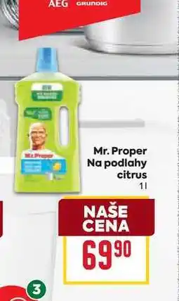 Billa Mr. Proper Na podlahy citrus 1l nabídka